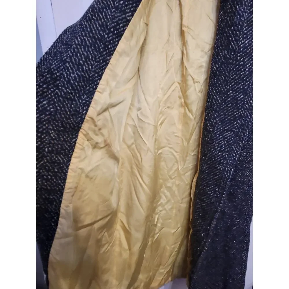 Vintage Coat 100% Wool Made in USA Workers Union Fashioned by Jill Jr.